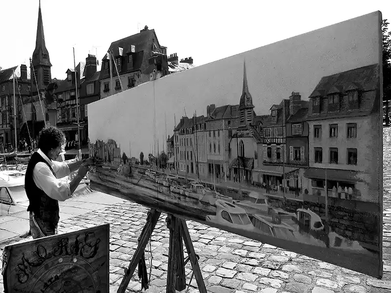 Pintor, Honfleur, Francia
