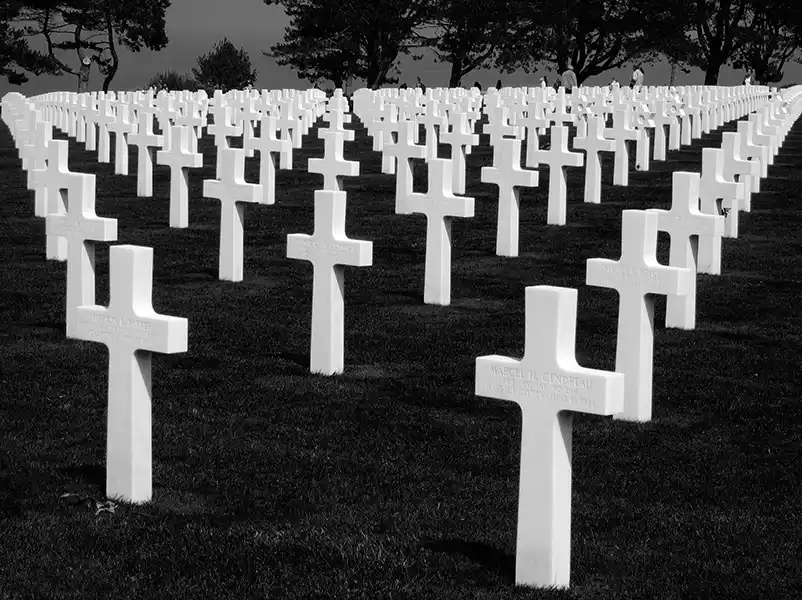 Cementerio Americano, Normandía, Francia